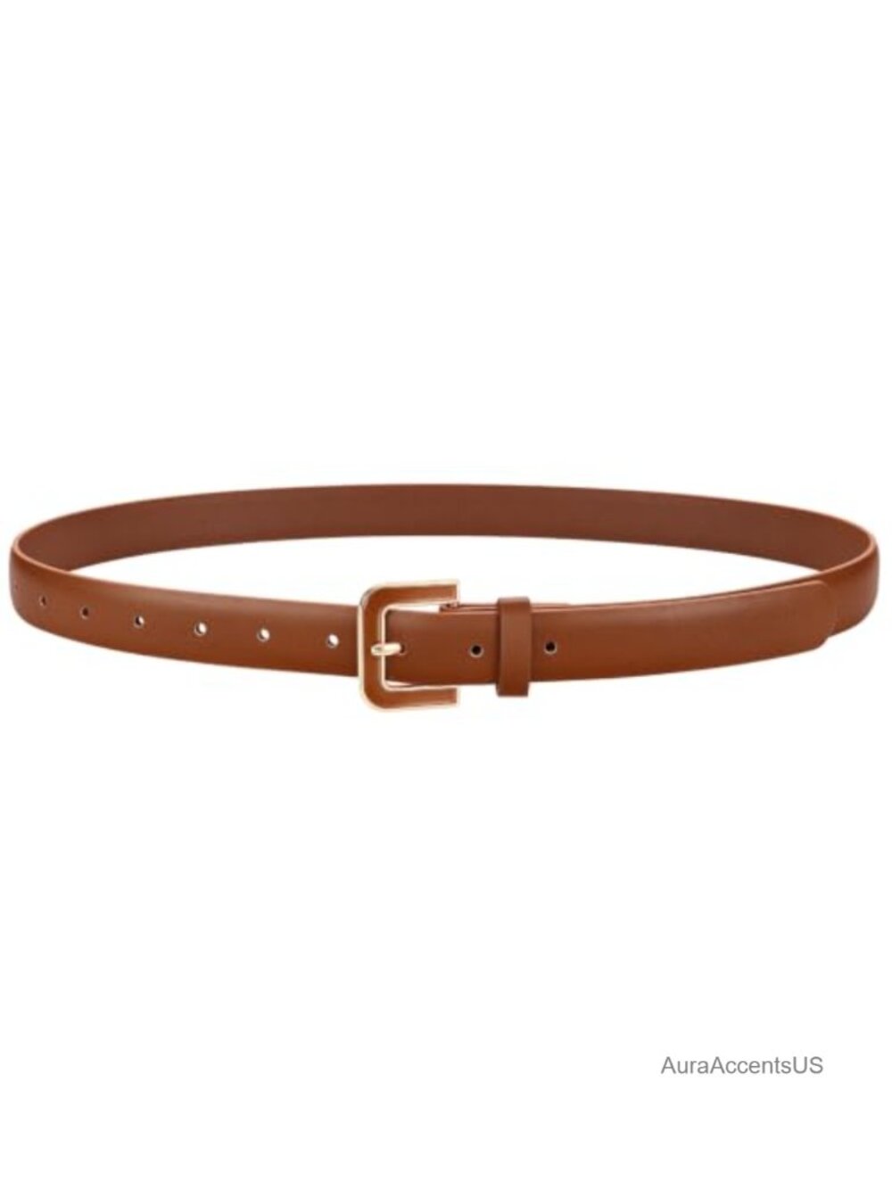 Womens Thin Faux Leather Waist Belt Fashion Belt Jeans Dress